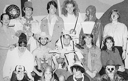 The Vid Staff, from the 1991 yearbook